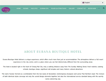 Tablet Screenshot of euranaboutiquehotel.com